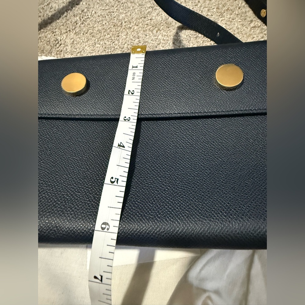 RSVP Golden Eyes bag in grained navy - Picture 8 of 8